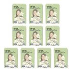 [SALLY'S LAW] Sanitary Pads Signiture Slim Fit Large 5PCS - 100% PLA Cover, Stylish line with adhesion, Eucalyptus Scent, Breathable Film, Double Leak-Proof Protection - Made in Korea